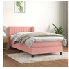 Image de Boxspring met matras fluweel roze 80x200 cm3127582