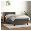 Image de Boxspring met matras fluweel donkergrijs 100x200 cm3127596