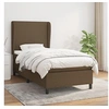 Image de Boxspring met matras stof donkerbruin 80x200 cm3127760