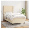 Image de Boxspring met matras stof cràmekleurig 80x200 cm3127762
