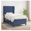 Image de Boxspring met matras stof blauw 80x200 cm3127763
