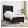 Image de Boxspring met matras stof zwart 90x190 cm3127767