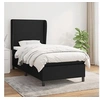 Image de Boxspring met matras stof zwart 90x200 cm3127775