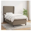 Image de Boxspring met matras stof taupe 90x200 cm3127777
