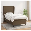 Image de Boxspring met matras stof donkerbruin 100x200 cm3127784