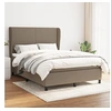 Image de Boxspring met matras stof taupe 140x190 cm3127801