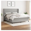 Image de Boxspring met matras stof lichtgrijs 180x200 cm3127821