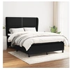 Image de Boxspring met matras stof zwart 140x200 cm3127887
