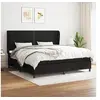 Image de Boxspring met matras stof zwart 200x200 cm3127911