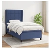 Image de Boxspring met matras stof blauw 90x190 cm3127931