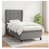 Image de Boxspring met matras stof donkergrijs 90x200 cm3127934