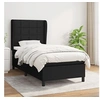 Image de Boxspring met matras stof zwart 100x200 cm3127943