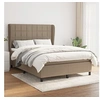 Image de Boxspring met matras stof taupe 140x190 cm3127961
