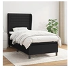Image de Boxspring met matras stof zwart 90x200 cm3128015