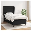 Image de Boxspring met matras stof zwart 100x200 cm3128023