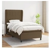 Image de Boxspring met matras stof donkerbruin 80x200 cm3128080