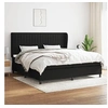 Image de Boxspring met matras stof zwart 200x200 cm3128151