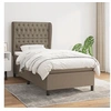 Image de Boxspring met matras stof taupe 90x190 cm3128169