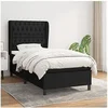 Image de Boxspring met matras stof zwart 90x200 cm3128175
