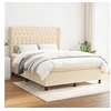 Image de Boxspring met matras stof cràmekleurig 140x190 cm3128202