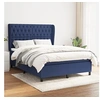 Image de Boxspring met matras stof blauw 140x190 cm3128203