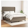 Image de Boxspring met matras stof taupe 140x200 cm3128209