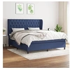 Image de Boxspring met matras stof blauw 160x200 cm3128219