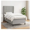 Image de Boxspring met matras stof lichtgrijs 80x200 cm3128237