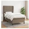 Image de Boxspring met matras stof taupe 90x190 cm3128249