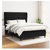 Image de Boxspring met matras stof zwart 140x190 cm3128279