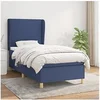 Image de Boxspring met matras stof blauw 80x200 cm3128323