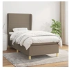 Image de Boxspring met matras stof taupe 90x190 cm3128329