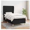 Image de Boxspring met matras stof zwart 90x200 cm3128335
