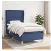Image de Boxspring met matras stof blauw 90x190 cm3128411