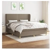 Image de Boxspring met matras stof taupe 180x200 cm3128465