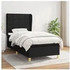Image de Boxspring met matras stof zwart 100x200 cm3128503