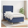 Image de Boxspring met matras stof blauw 100x200 cm3128507