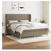 Image de Boxspring met matras stof taupe 160x200 cm3128537