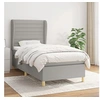 Image de Boxspring met matras stof lichtgrijs 80x200 cm3128557