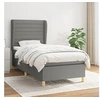 Image de Boxspring met matras stof donkergrijs 80x200 cm3128558