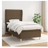 Image de Boxspring met matras stof donkerbruin 80x200 cm3128560