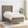 Image de Boxspring met matras stof taupe 80x200 cm3128561