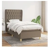 Image de Boxspring met matras stof taupe 90x200 cm3128737