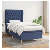 Image de Boxspring met matras stof blauw 90x200 cm3128739