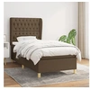 Image de Boxspring met matras stof donkerbruin 100x200 cm3128744