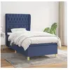 Image de Boxspring met matras stof blauw 100x200 cm3128747