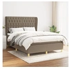 Image de Boxspring met matras stof taupe 140x190 cm3128761