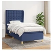 Image de Boxspring met matras stof blauw 80x200 cm3128803