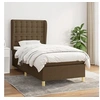 Image de Boxspring met matras stof donkerbruin 100x200 cm3128824