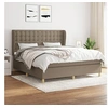 Image de Boxspring met matras stof taupe 160x200 cm3128857